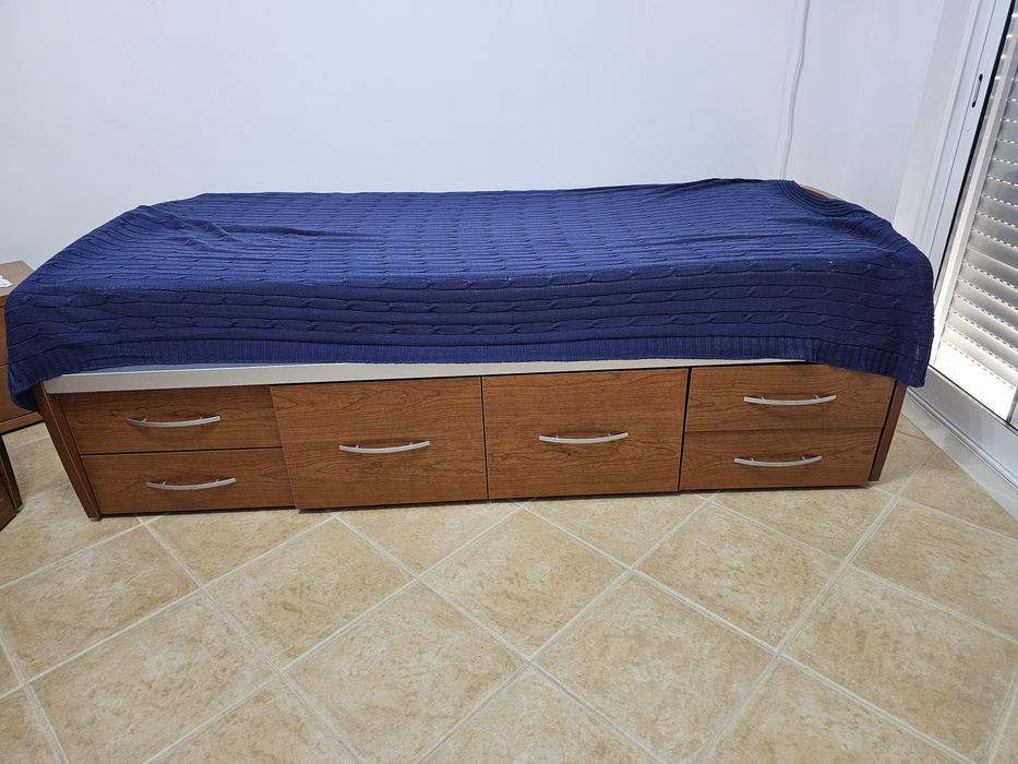 Camas solteiro cerejeira