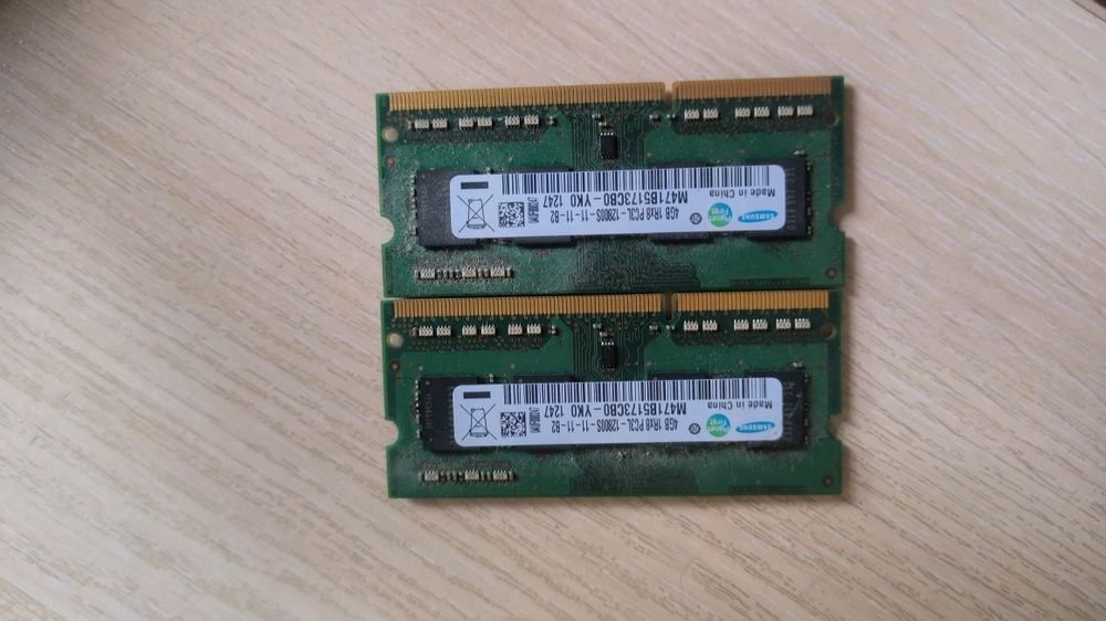 Оперативная память для ноутбуков Samsung 4GB DDR3L (2шт)