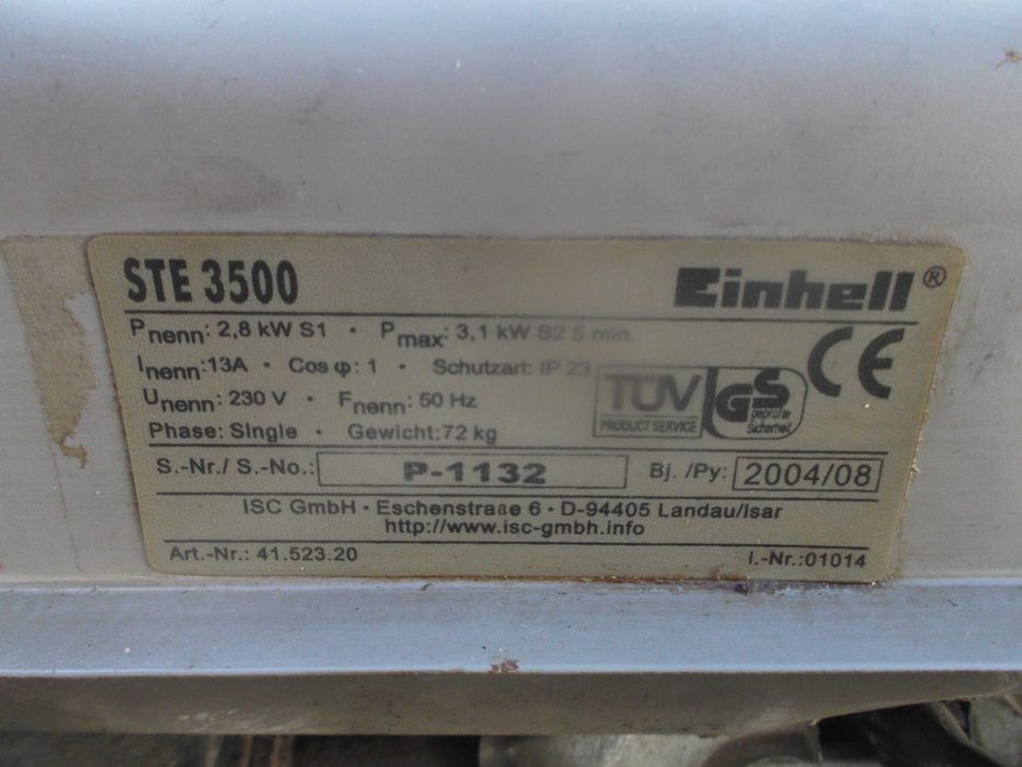 Geradores Einhell STE3500 e Nupower Evolution