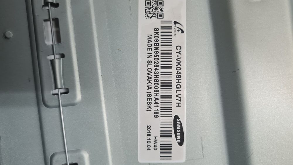 TV SAMSUNG UE49KU6600U para peças