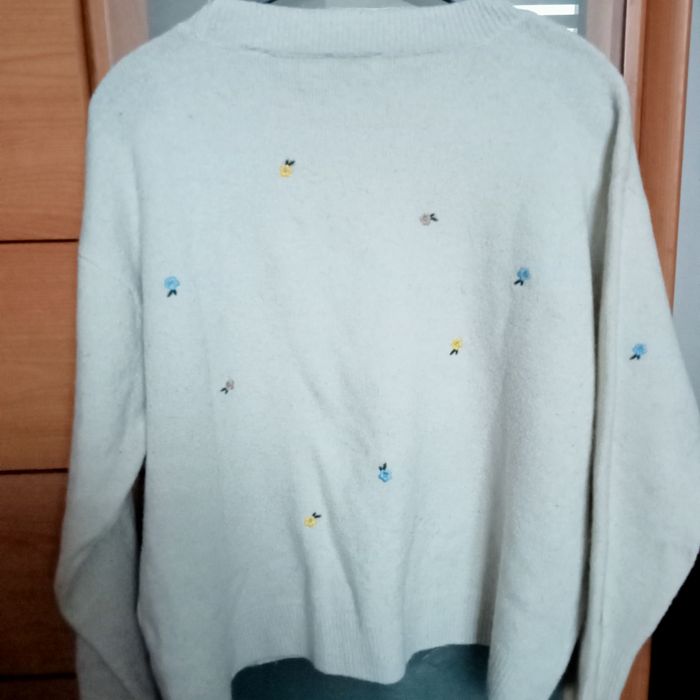 Sweter damski z wełną Essentials by Tchibo 40/42