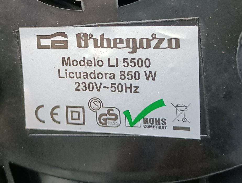 Centrifugadora alimentos Orbegozo