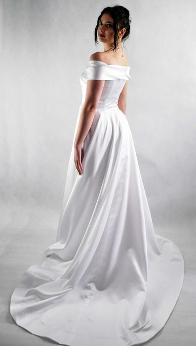 Suknia Ślubna NOVA Satyna Własny projekt