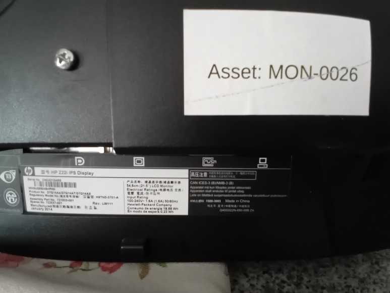 Monitores HP e LG para PC