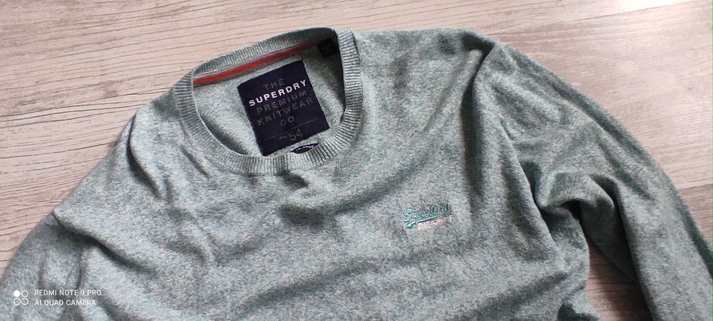 SUPERDRY Sweter Kaszmir Logowany Premium 54
