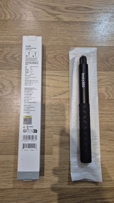 Селфипалка монопод insta360 x5 x4 x3 x2 , 114см, вес 118гр