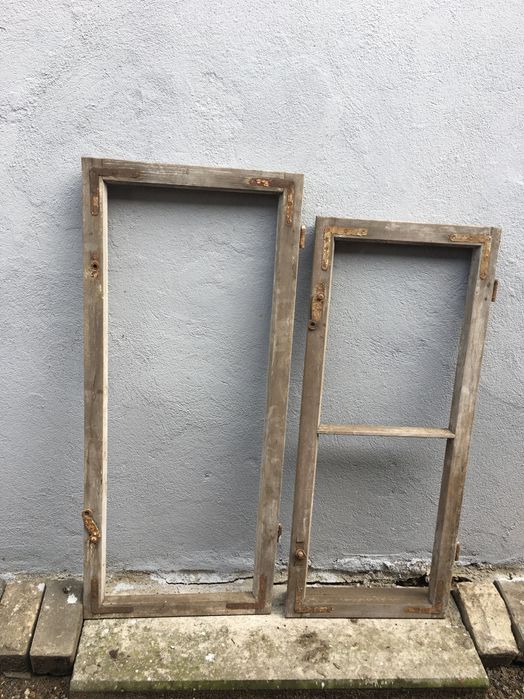 Drewniana rama retro vintage boho DIY na lustro obraz