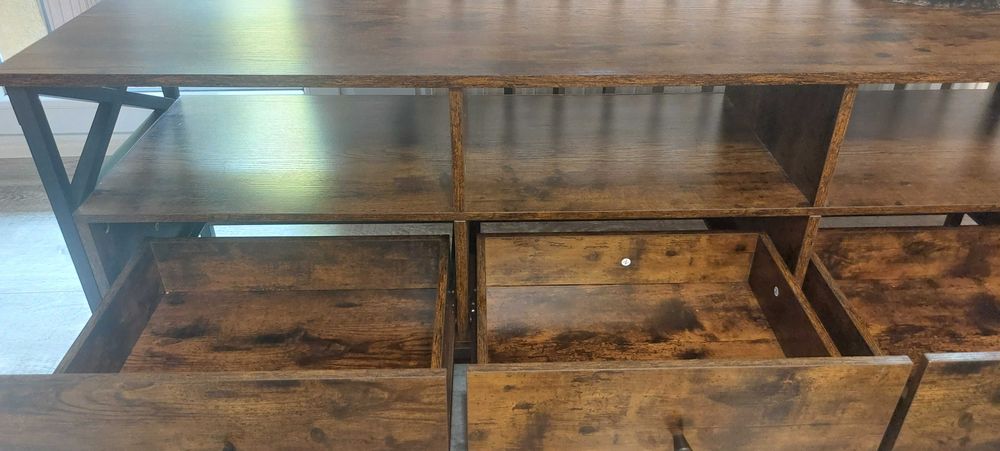Komoda rtv w stylu rustykalnym
