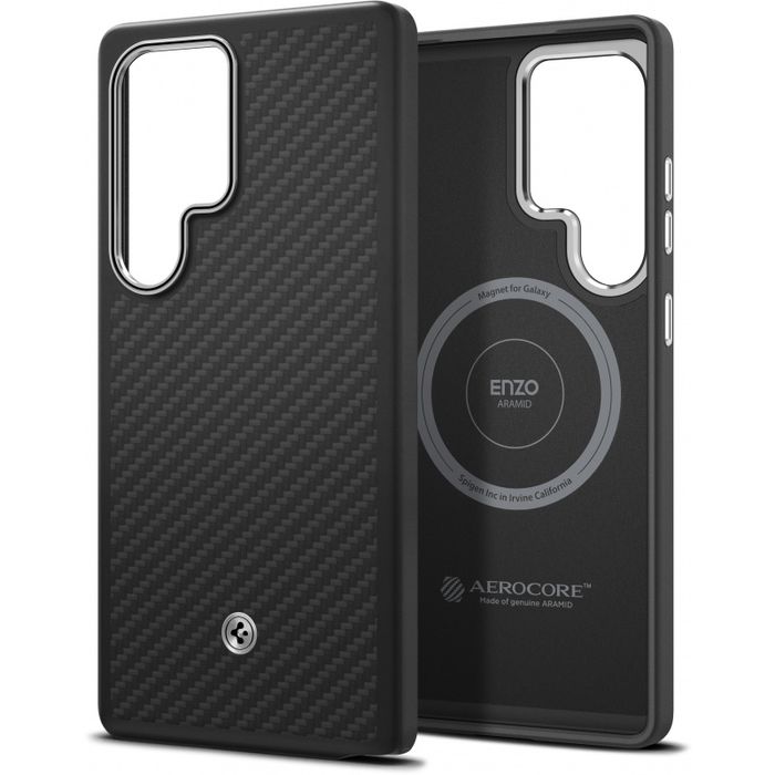 Capa carbono Spigen Enzo Samsung S25 ultra