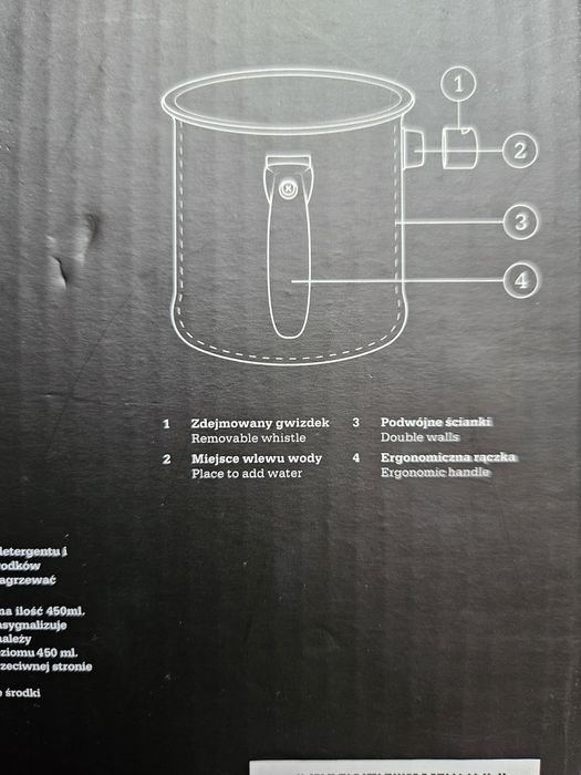 Garnek do podgrzewania mleka