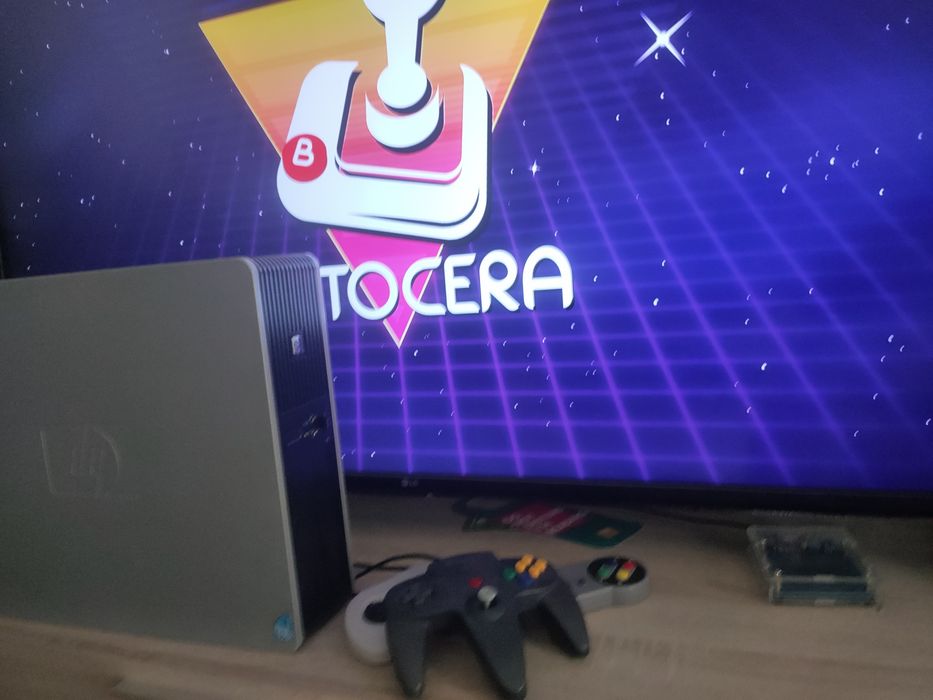 Hp Desktop com batocera retro gaming .
