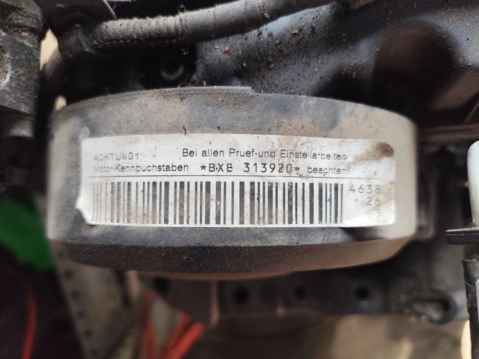 Silnik 1.9 TDi 105KM BXE VW Golf V Touran Audi A3 8P Octavia