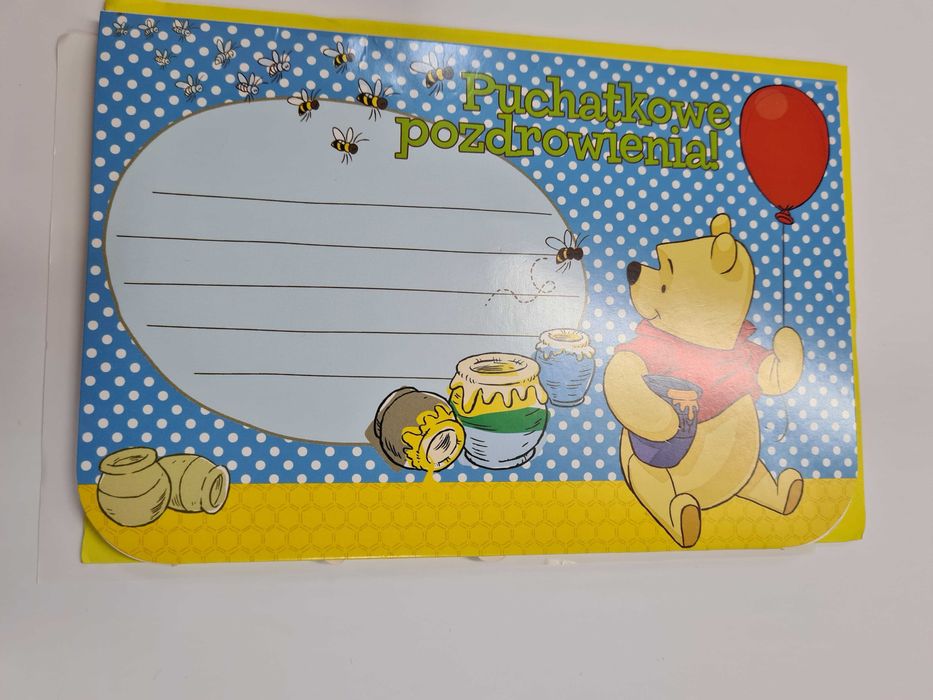 Kartka okolicznościowa 3D Kubuś Puchatek