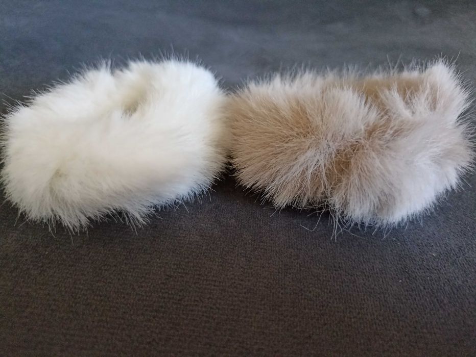 Набір пухнастих гумок для волосся