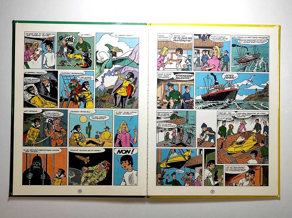 Французский комикс "Fantomette fend les flots", изд. Hachette (1983г.)