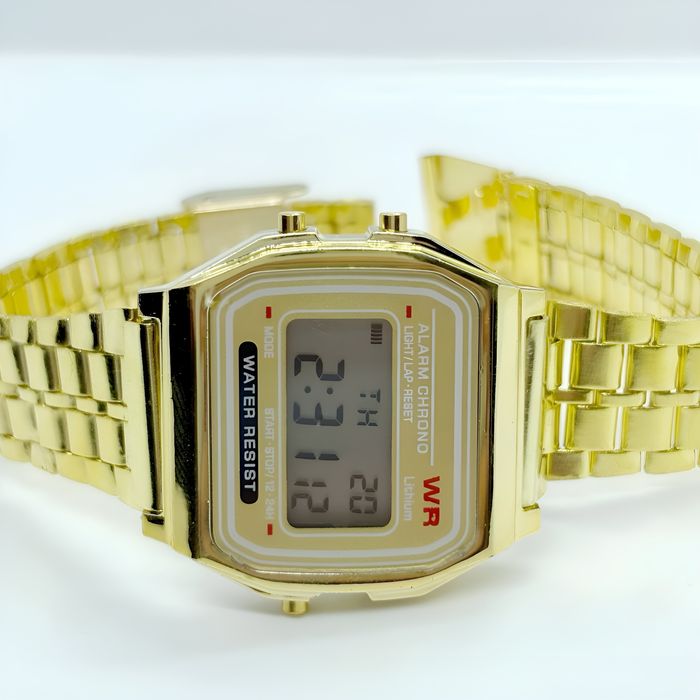 Ztoty zegarek Vintage Old Money w stylu Retro