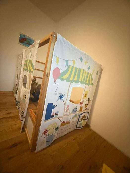 cortinas para cama ikea kura