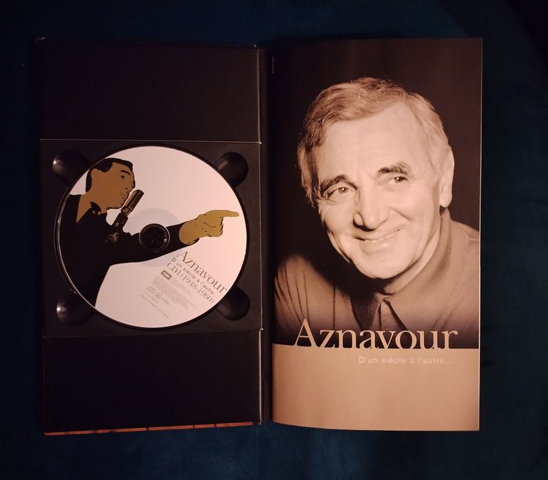 Aznavour ' D'Siecle a l' autre' 3CD's audio+livrinho