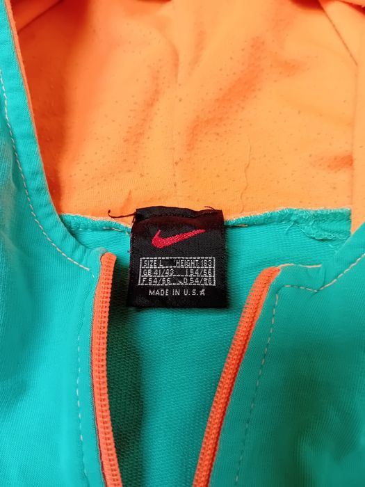 #Nike bluza turkusowa pomarańczowa