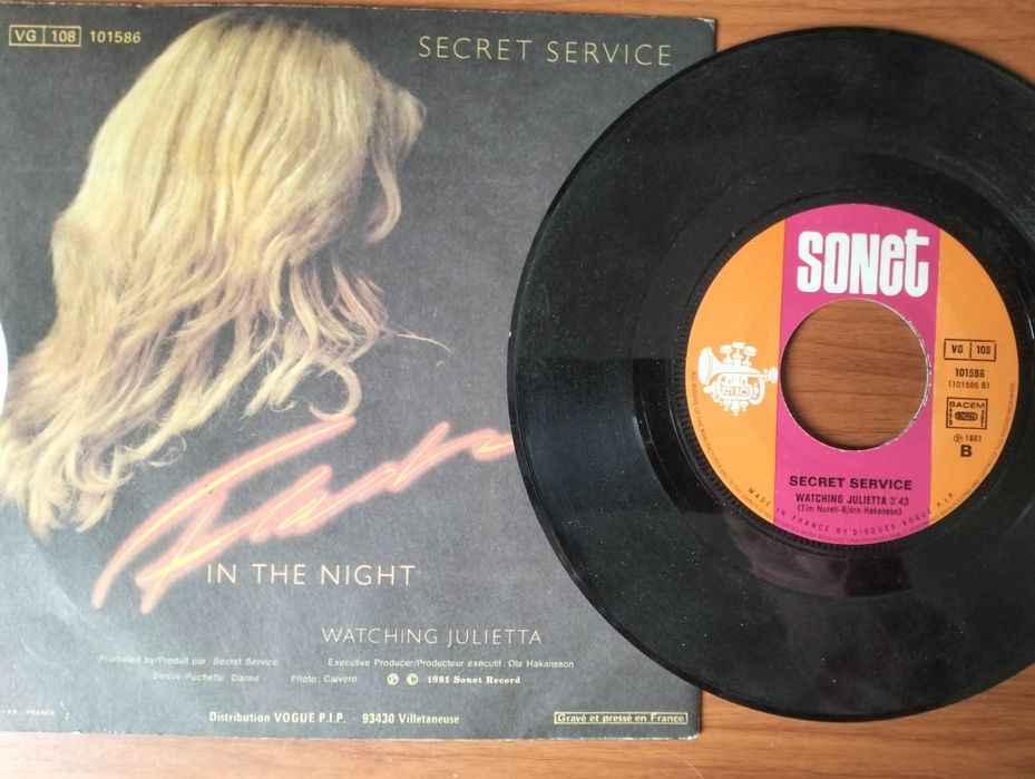 Disco de vinil single Secret Service
