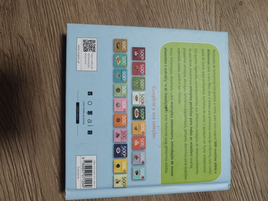 Livro " 500 receitas para bebés e crianças"