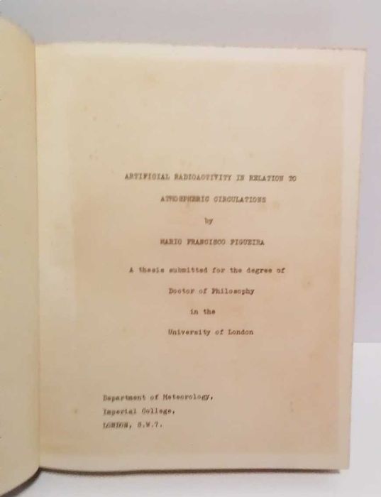Artificial Radioactivity in Relation to Atmospheric Circulations
