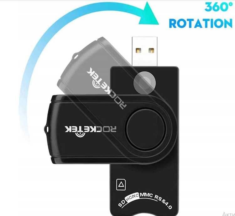 Czytnik kart pamięci CZYTNIK USB KART SMART CARD SIM MICRO SD ttst1479