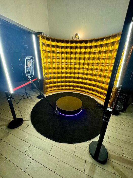 Fotobudka 360. Obsługa eventy, jubileusze, wesela, studniówki.