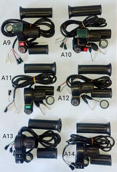 Контролер електровелосипеда електроскутера самоката, ручка газу кнопки