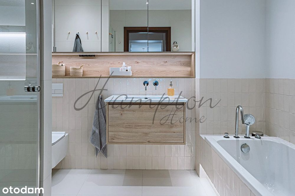 Nowoczesny apartament z dużym balkonem i recepcją