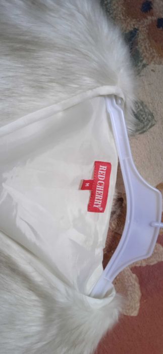 Futerko Red Cherry m kożuszek narzuta ślub wesele