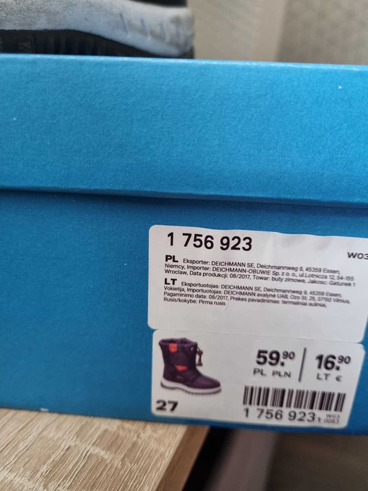 Buty zimowe śniegowce