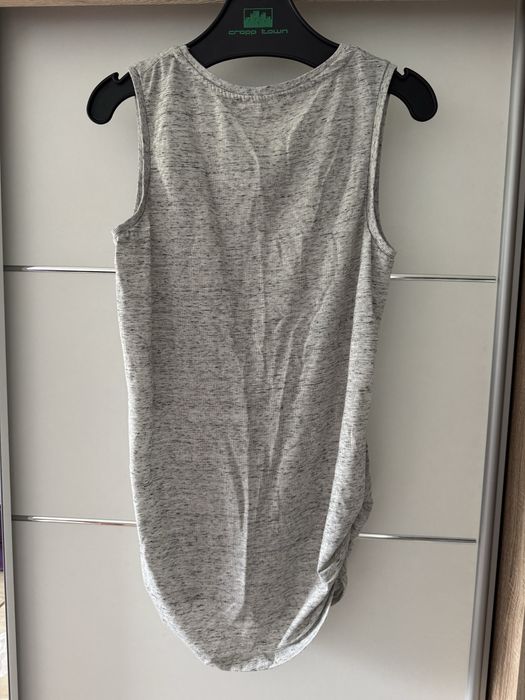 Bluzka bez rękawów szara L 40