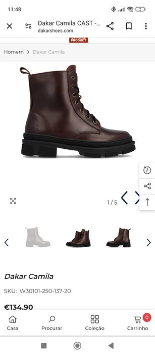 Calçado Botas Dakar