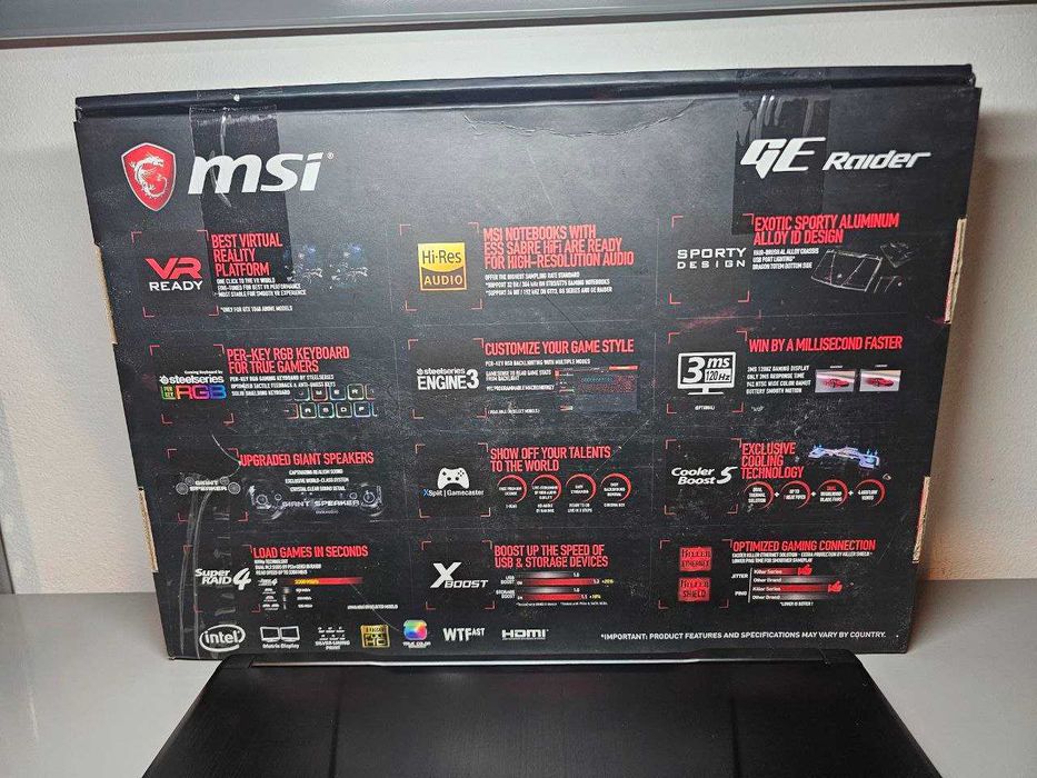 Ігровий ноутбук MSI i7\GTX1070 8 GB\16RAM