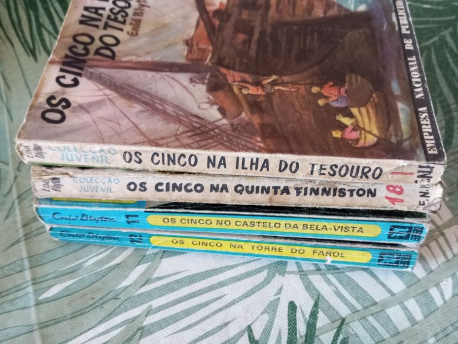 Os Cinco de Enid Blyton edição antiga ev