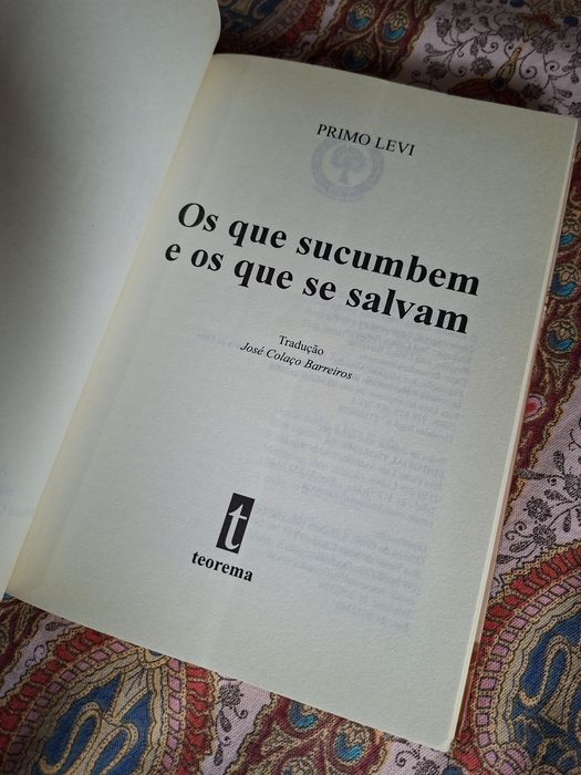 Os que Sucumbem e os que se Salvam Primo Levi
