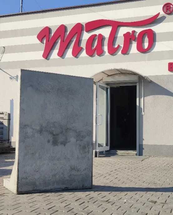 Mur oporowy typu L, mury oporowe elki 150x100 prefabrykat muru