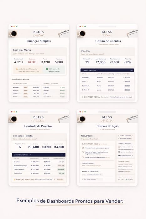Organizo as finanças do seu negócio em 48h — €97