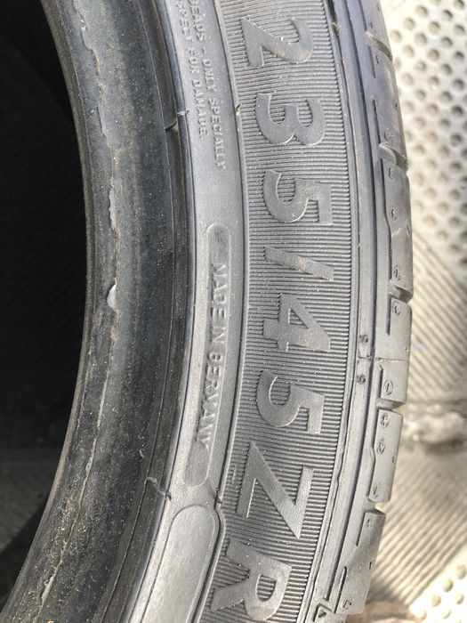 235/45R17-2шт Dunlop оригинал из Германии 5,5мм в наличие!