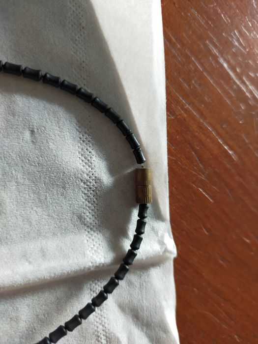 Naszyjnik ze skóry ręcznie robiony