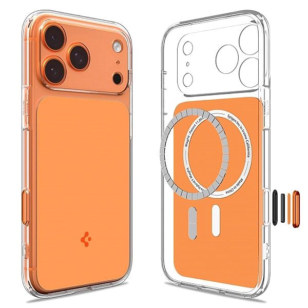 Spigen Ultra Hybrid ”T” Mag Magsafe Iphone 17 Pro Glossy Orange