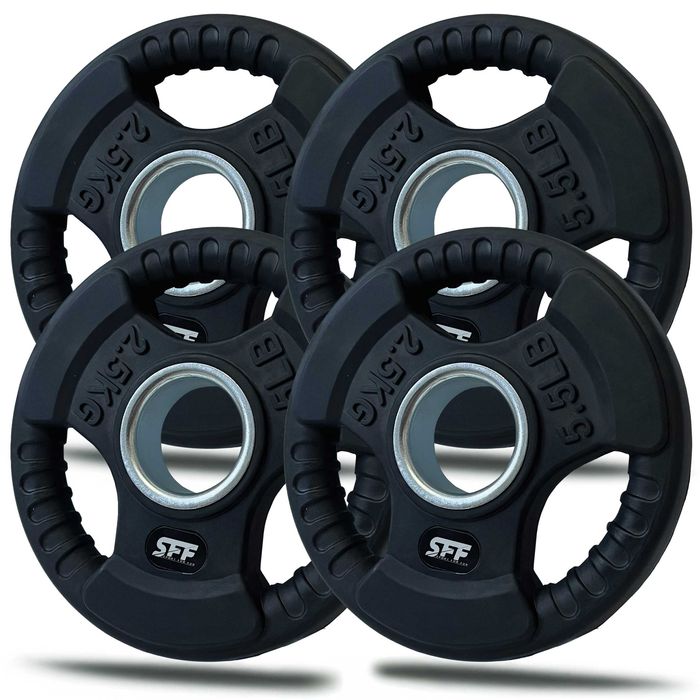 obciążenie olimpijskie zestaw 4x2,5kg gumowane 51mm