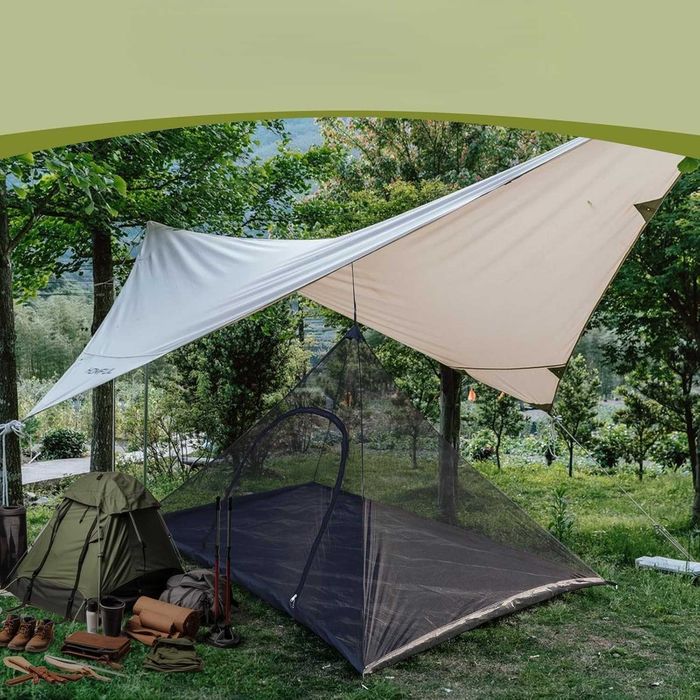 Moskitiera Kempingowa Namiot 1 Osoba 240x140cm Wodoodporna Ultralekka