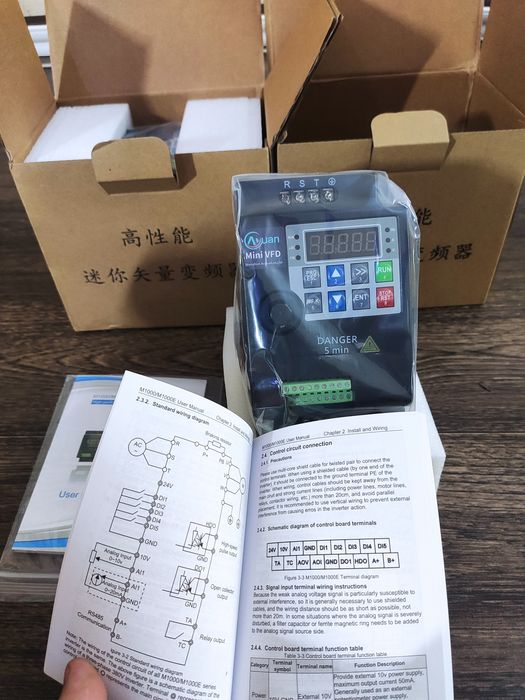 Преобразователь частотный для шпинделя векторный v/f 2.2kw380v,