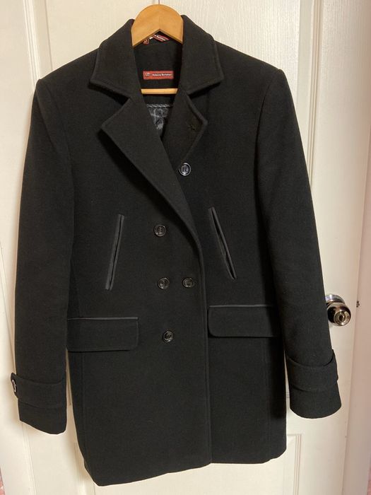 Пальто мужское шерстяное драповое зимние