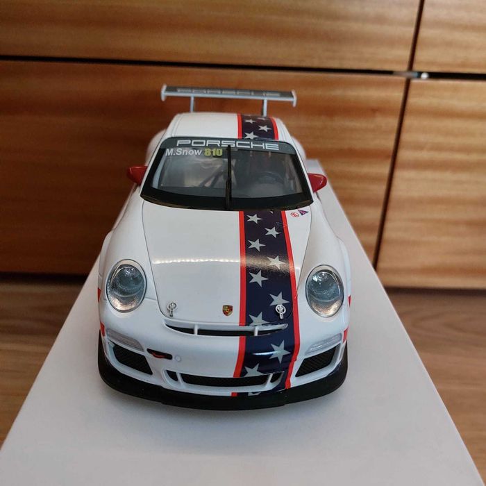 Porsche 911 GT3 Cup (997 II) 1/18 Welly - Blanche - Modèle Neuf