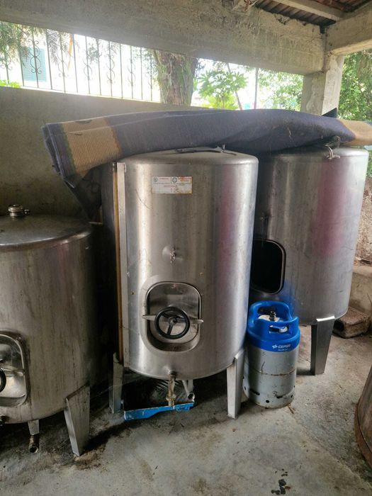 Cubas de Inox de 500L - Como novas