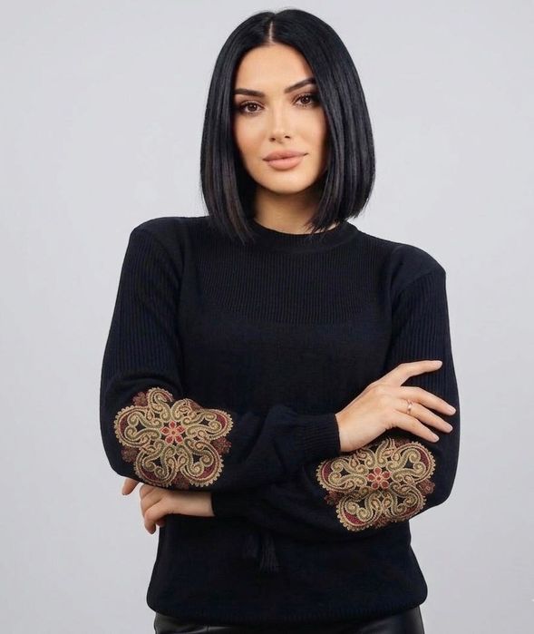 Светр вишиванка рукава з вишивкою