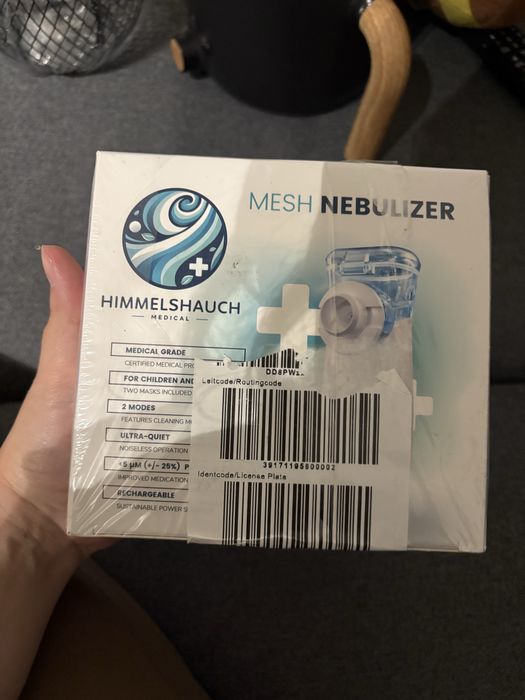 Inhalator bezprzewodowy do nebulizacji. Dzieci i dorośli